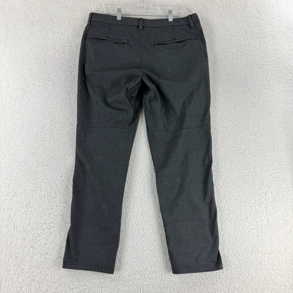 Lululemon ABC Classic Fit Pant Mens Size 34 Gray Casual Straight Leg Career Work